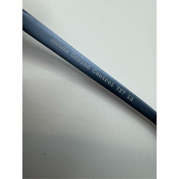 eyebobs Ground Control reading glasses strength 1.25 metallic blue new without c - Picture 2 of 3